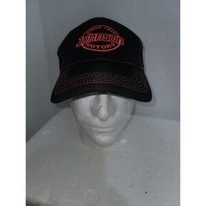Johnson Motors Baseball Cap Hat Boats Fishing  Black Neon Pink, St Croix Falls
